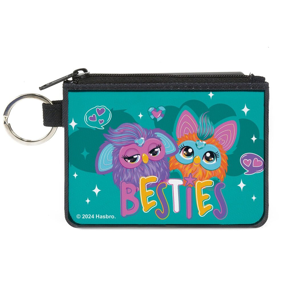 6665 Furby Wallet, Coin Purse, Furby Purple and Orange Furby Besties Pose